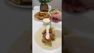 цезарь ролл с хрустящей курочкой 🫔 #рецепт #цезарь