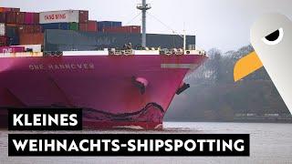 Kleines Weihnachts-Shipspotting  am Bubendey Ufer feat. ONE HANNOVER & CONTI CORTESIA