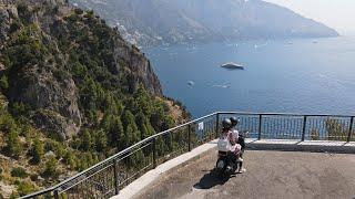 Moto trip Positano Italy