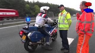 A12 Grijsoord afgesloten ivm groot begeleid geldtransport