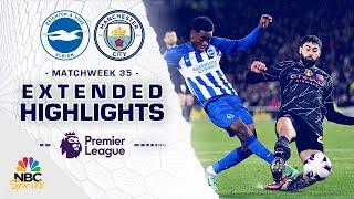 Brighton v. Manchester City | PREMIER LEAGUE HIGHLIGHTS | 4/25/2024 | NBC Sports