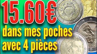 les 4 pièces de 2 euros FRANCE qui valent cher - Quelle est leur VALEUR ?