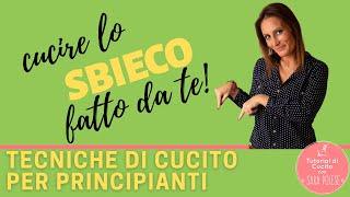 Creare e cucire lo SBIECO fai da te | in sartoria con Sara Poiese