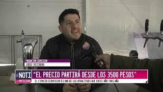 La carpa cervecera esta lista para recibir visitas