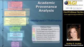 Geoscience Currents - Academic Provenance