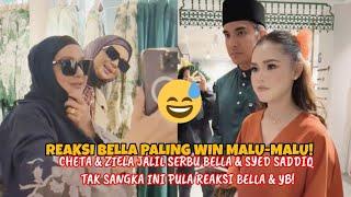 BELLA & SYED SADDIQ MALU JUMPA CHETA & ZIELA JALIL! TERUS SELAMAT PENGANTIN BARU YEE!