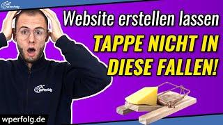 ACHTUNG: 9 Fallen wenn du eine Website erstellen lassen willst (2025) - Vermeide diese Fehler!