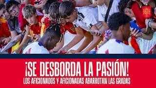 ¡Se desborda la pasión por la Selección española! |  SEFUTBOL