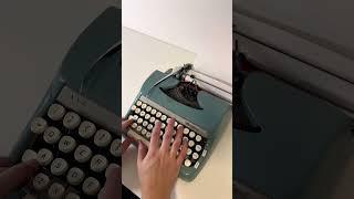 1960s Smith Corona Sterling Manual Typewriter #asmr