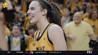 Caitlin Clark watches Iowa beat Drake in return to hometown, but her legacy is felt coast-to-coast