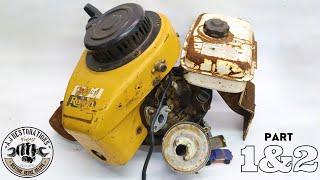 Junked Robin EC10 Two Stroke Engine Restoration Full Version.