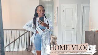 HOME VLOG: NEW RH DELIVERY + CLEAN & DECORATE WITH ME + NEW DECOR | JENNY JACKS