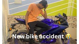 New R15 V4 bike accident  | bike total loss 