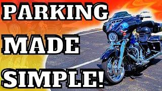 EASILY Park Your Motorcycle | Steps For SUCCESS!