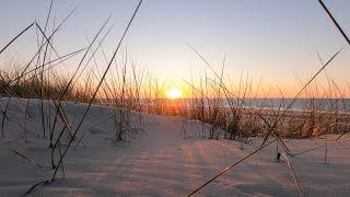 Naturgeräusche der Nordsee, Meeresrauschen beim Sonnenuntergang