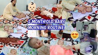 My 2 month old baby morning routine || newborn baby Full day Routine ️|| The Zara world