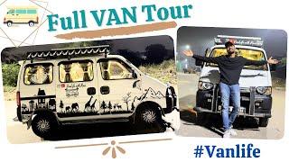 18 DAYS VAN MODIFICATION IN 30 MIN  and FULL VAN TOUR I VANLIFE I INDIATRIP