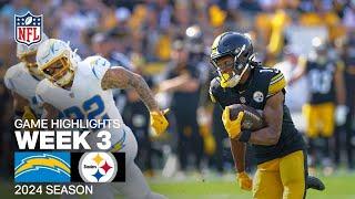 Los Angeles Chargers vs. Pittsburgh Steelers | 2024 Week 3 Game Highlights