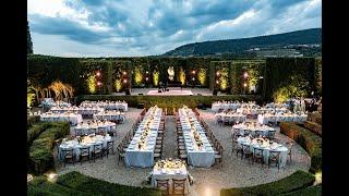 Luxury wedding with artists and performers in Verona