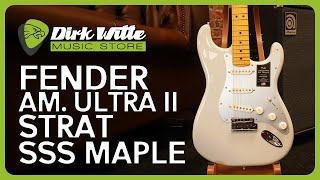 Dirk Witte | Fender American Ultra II Stratocaster SSS Avalanche White Maple Fingerboard