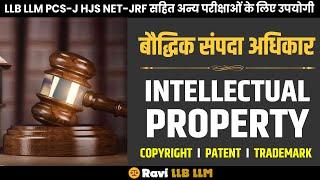 Intellectual Property Rights in Hindi | IPR Copyright Patents and Trademarks | बौद्धिक संपदा अधिकार