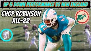 Film Breakdown: How Chop Robinson Really Performed vs the Patriots?