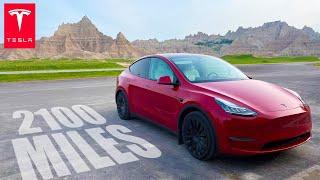 2100 Miles Across The Upper Edge of the USA - Iowa to Seattle - Tesla Model Y