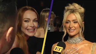 Lindsay Lohan and Paris Hilton REUNITE at Oscars Party (Exclusive)