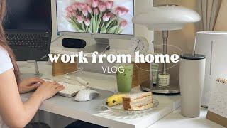 Work From Home Vlog | why I always get the same shift + cooking japchae inspired dish