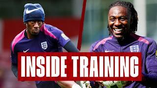 Eze's Free-kick Masterclass, Saka Challenges Madueke & Rice's Solo Run  | Inside Training