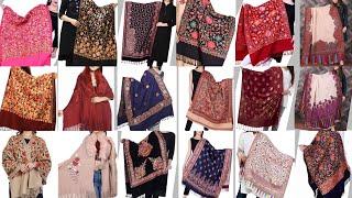 700+Fashionable Winter Shawl Collection For girls|Kashmiri Poshmina Shawl|2024 hater kajer chador