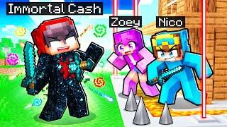 IMMORTAL CASH vs SECURITY HOUSE in Minecraft!