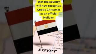 EGYPT JUST ANNOUNCED THIS ABOUT COPTIC CHRISTIANS