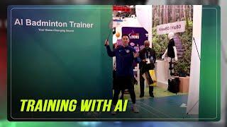 U.S. Olympic badminton player tries out AI-assisted training program at CES | ABS-CBN News