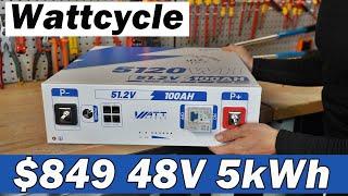 $849 Wattcycle Server Rack Battery?! Quick Review...