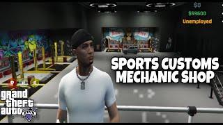 Sports Customs Mechanic Shop MLO In GTA 5 RP (FiveM) | GTA 5 8 Ball Pool Script