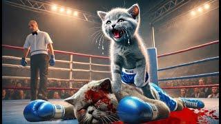 Poor KittyPainful Loss His Daddy in Boxing Match