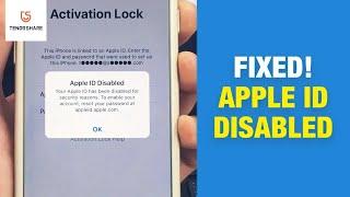 Apple ID Disabled for Security Reasons? Here is the 2024 Fix