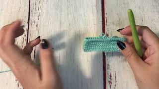 Самый легкий способ связать украшение для игрушки.Бантик крючком.