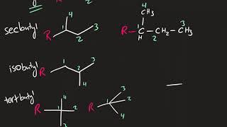 Alkane Nomenclature 3 - Sec, Iso, Tert, Neo Naming