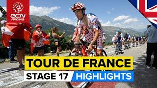 GC Battle Explodes In High Mountains Of The Queen Stage! | Tour De France 2023 Highlights - Stage 17