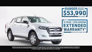 Ford 2017 Plate Clearance Now On Plus Ranger Extended Warranty, While Stocks Last @ Binks Ford