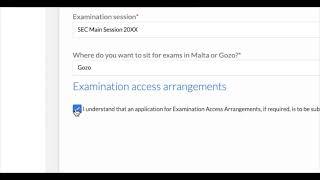 MATSEC Exams Registration Portal