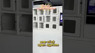 Smart phone storage locker displaying！ #smartlocker
