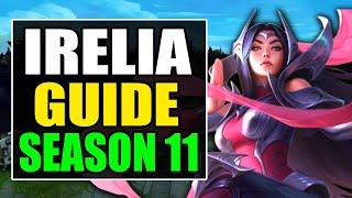 HOW TO PLAY IRELIA MID SEASON 11 - (Best Build, Runes, Gameplay) - S11 Irelia Guide & Analysis