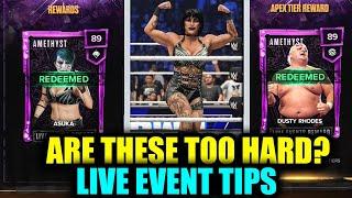 *LIVE EVENT TIPS* How To Unlock Amethyst Asuka & Dusty Rhodes | WWE2K24 MyFACTION