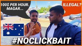 How Rahul Mhatre made 100$ an Hour with Part time job Vlog|| Indian in Australia