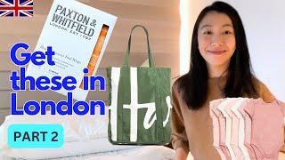 LONDON UK MUST BUY BRANDS (PART 2) | shopping tips, best places to shop, what to buy