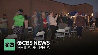 Bucks County voters waited in line all day to turn in early voting ballot