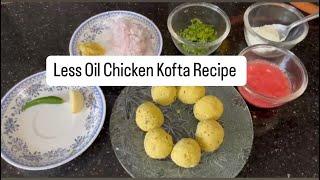 Chicken kofta recipe with very less oil | Kooking with Kennyz |